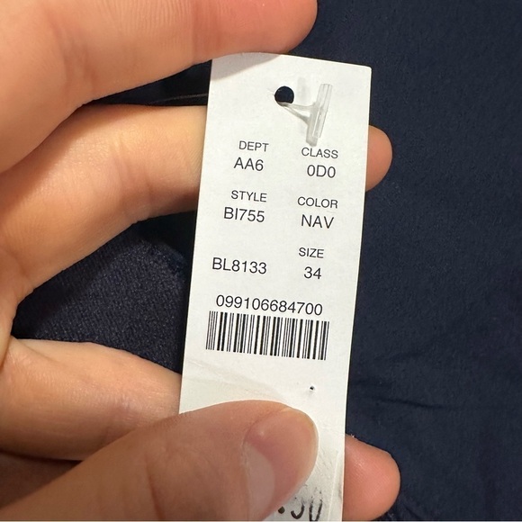 J crew 9" tech short navy blue - Picture 5 of 5